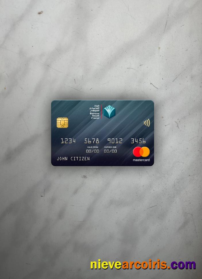 Saudi Arabia Banque Saudi Fransi bank mastercard photolook